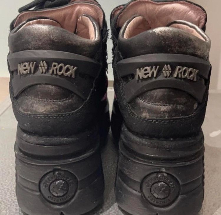 New Rock Pink black new rock shoes Size US 7 / IT 37 - 3 Thumbnail