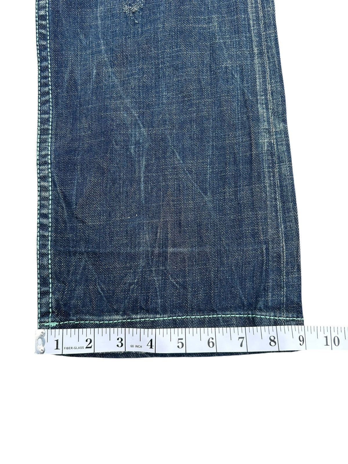 Kapital YOSHITOMO NARA LOLITA Vintage Distressed Rusty Denim Jeans Size US 34 / EU 50 - 25 Thumbnail
