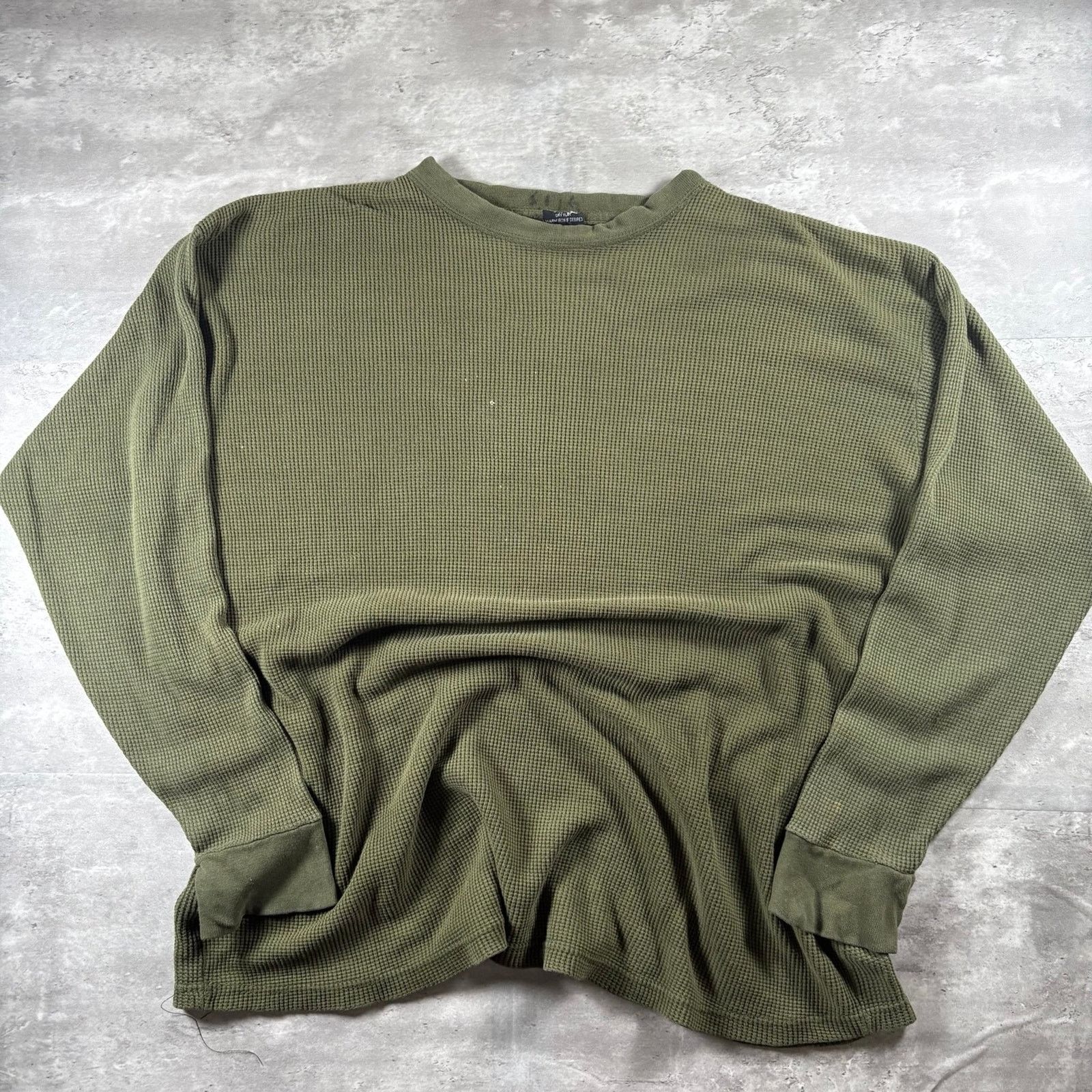 Hanes Vintage moss green thermal Size US XL / EU 56 / 4 - 1 Thumbnail