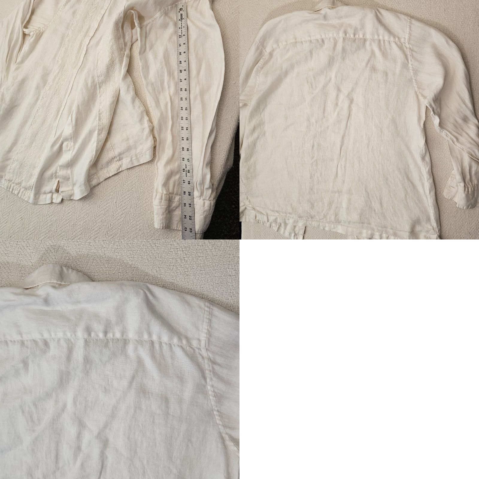 Vintage VINTAGE Jon Sonen Men's 2XL White Button-Down Shirt Long Sleeve Cotton Formal Business Party Size US XXL / EU 58 / 5 - 8 Thumbnail