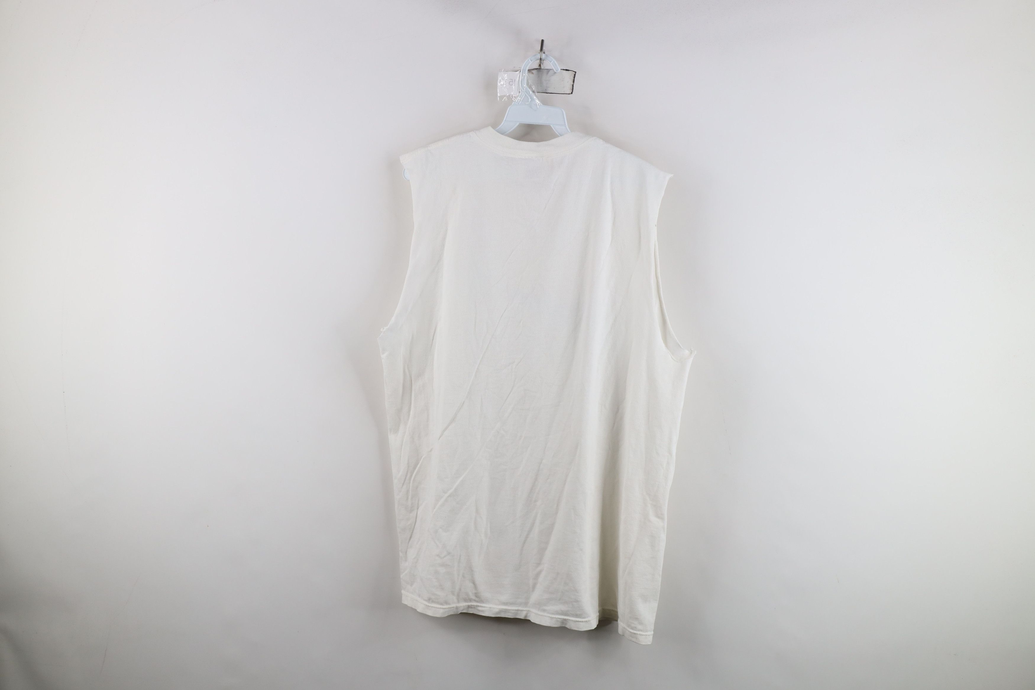 Nike Vintage 90s Nike Travis Scott Big Swoosh Cut Off T-Shirt USA Size US M / EU 48-50 / 2 - 13 Thumbnail