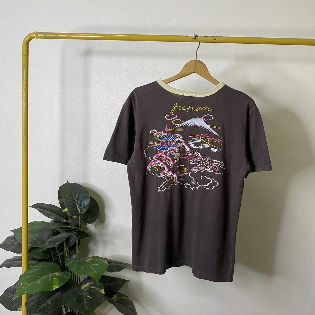 Japanese Brand Sukajan Japan Embroidered Ed Hardy Karakuri Tamashii Style T Size US M / EU 48-50 / 2 - 1 Thumbnail