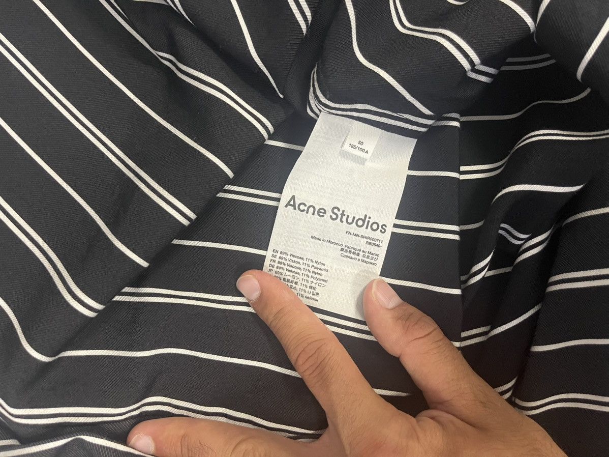Acne Studios Acne studios stripes shirt Size US L / EU 52-54 / 3 - 6 Thumbnail