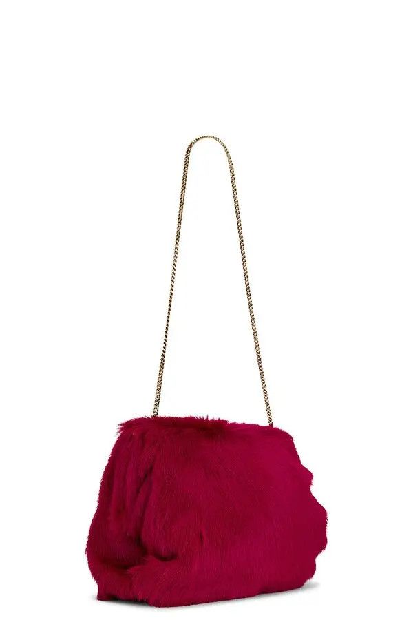 Saint Laurent Paris o1bcso1str1225 Size:OS/Ysl Bo Sl L Clutch W in Red Size ONE SIZE - 3 Thumbnail