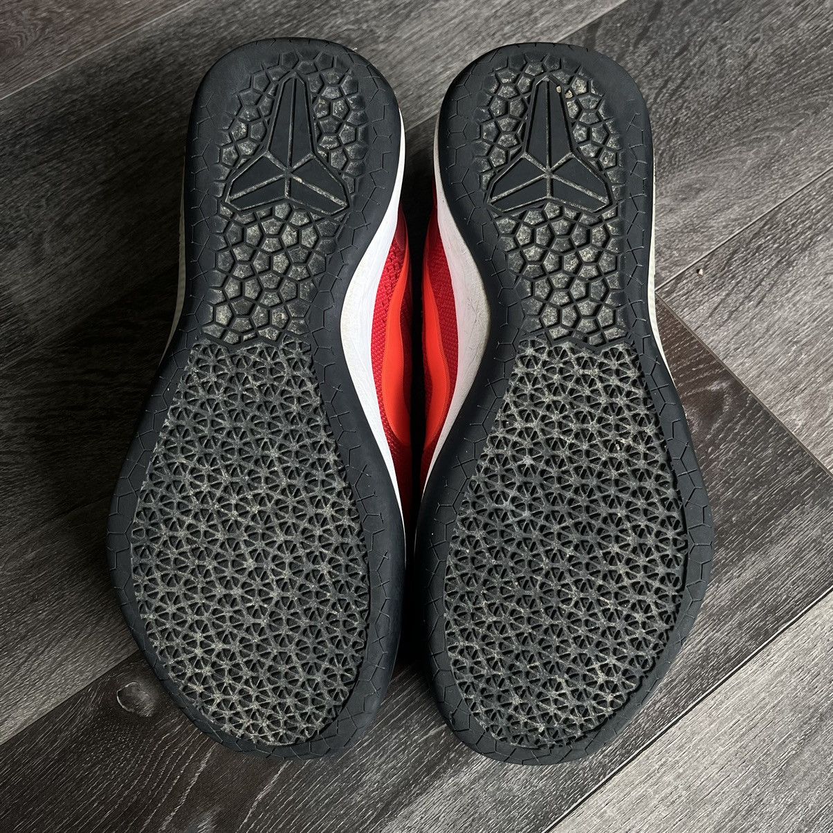 Nike Vintage Nike Kobe A.D. University Red Low Basketball Shoes Size US 10.5 / EU 43-44 - 6 Thumbnail
