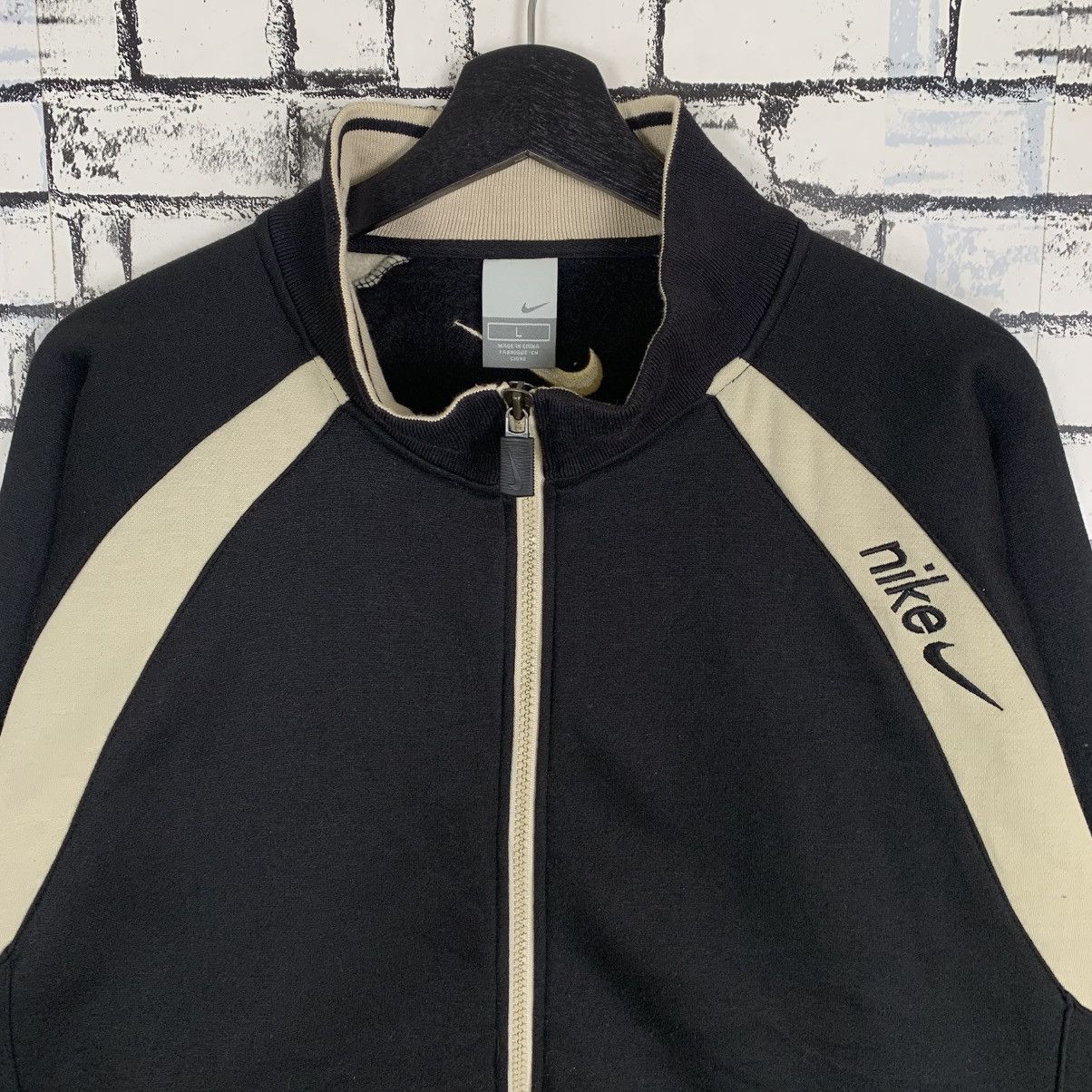 Designer × Nike × Vintage Vintage Nike Zip Up Sweatshirt Size US L / EU 52-54 / 3 - 2 Thumbnail