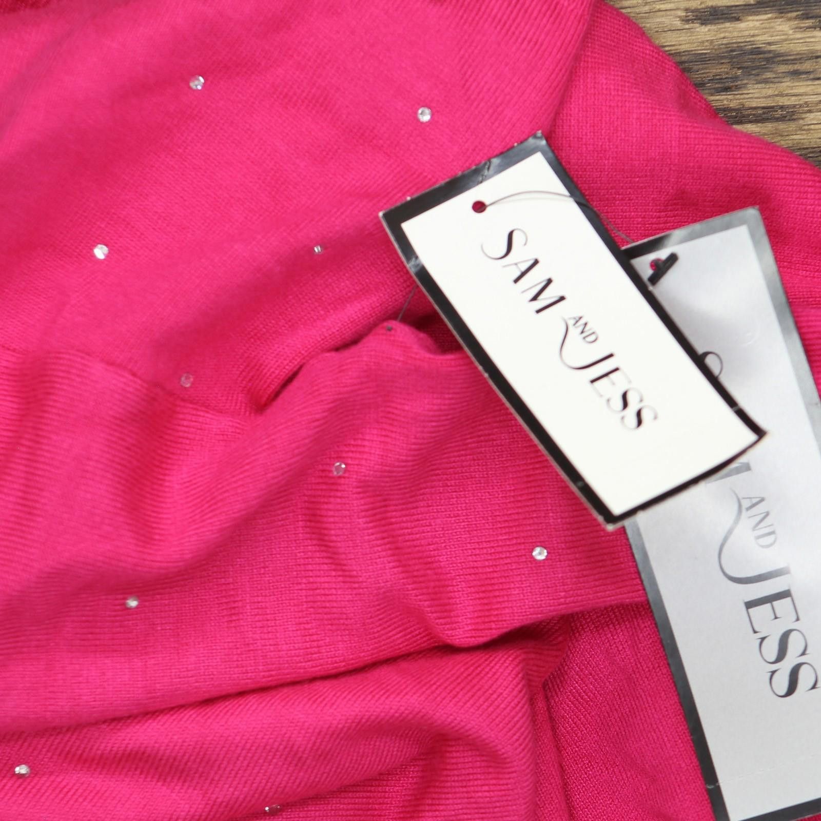 Other Nwt Sam & Jess Womens Sweater Ta93148768as Electric Pink M Size M / US 6-8 / IT 42-44 - 3 Thumbnail