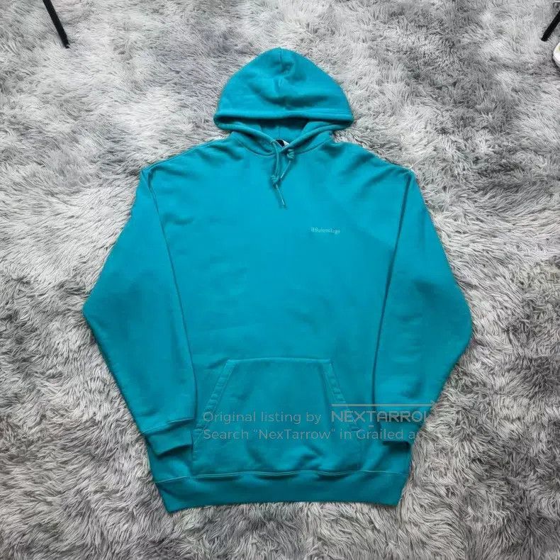 Balenciaga Balenciaga Embroidery Sweatshirt, Lake Blue Size US XS / EU 42 / 0 - 1 Thumbnail