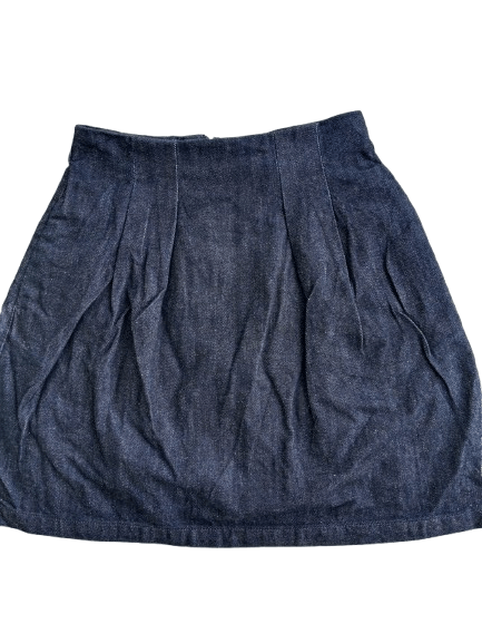 MOUSSY MOUSSY Mini Skirt Dark Blue Denim Japanese Brand Size 25" / US 0 / IT 36 - 4 Thumbnail