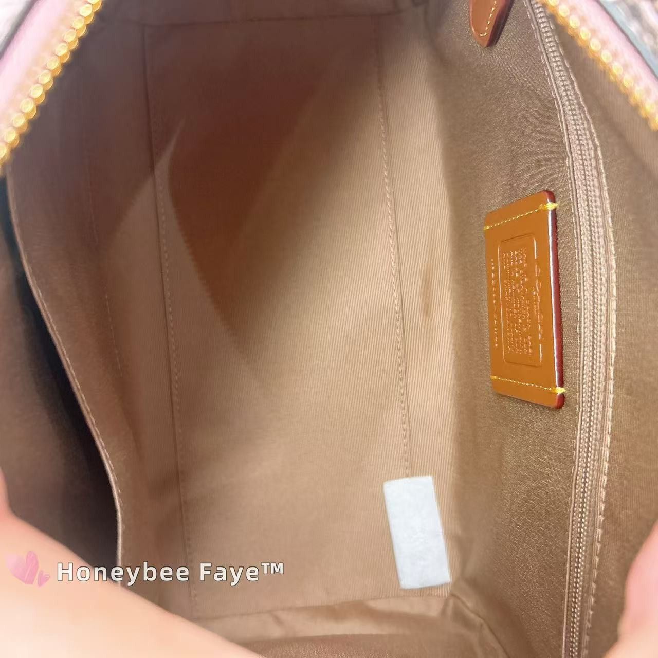 Coach NWT Coach Rowan Satchel Bag CDW49 Gold/Pink Size ONE SIZE - 8 Thumbnail