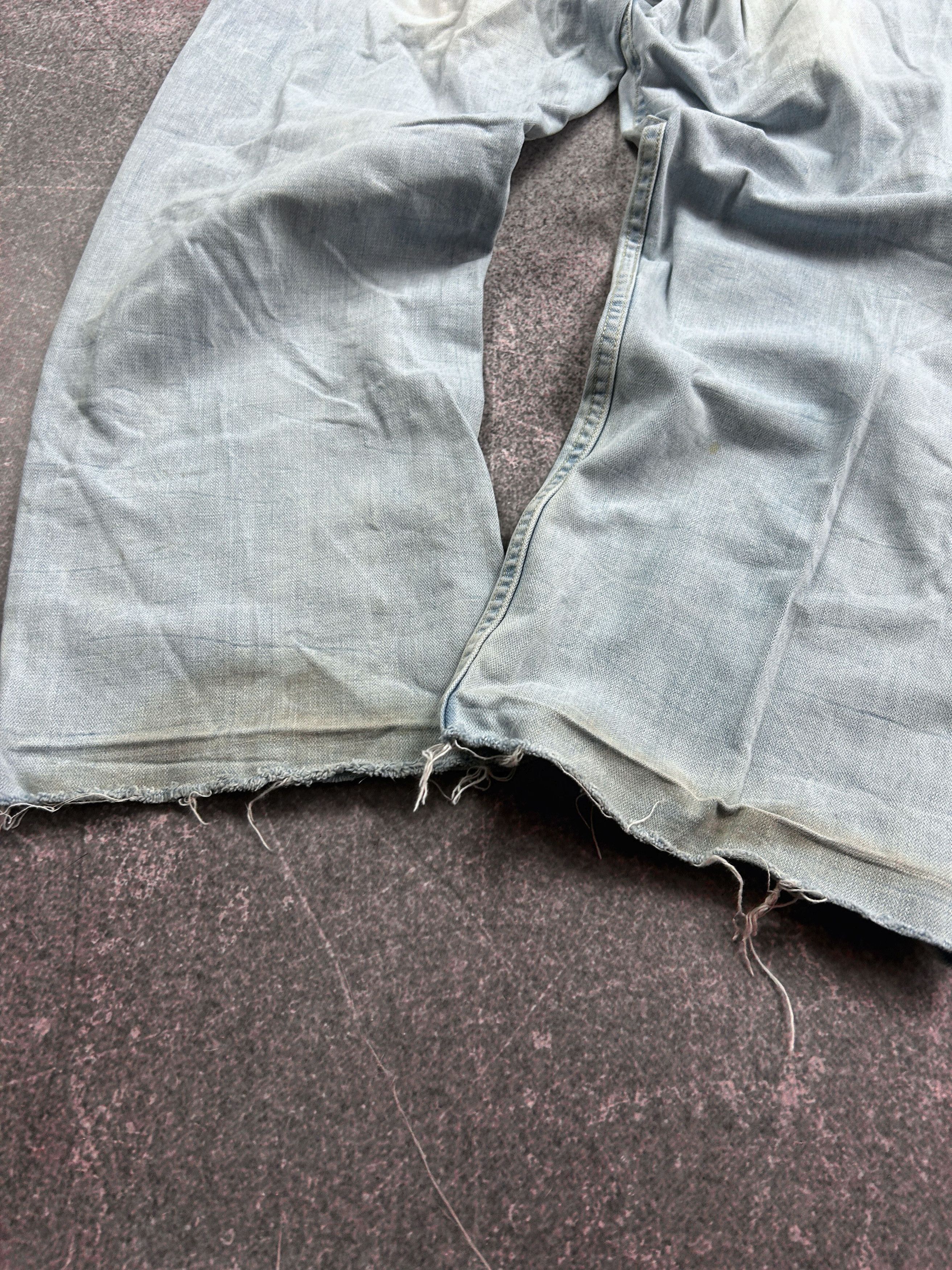 Other vtg Distressed Jeans Balenciaga Rick Owens Style 90s Size US 32 / EU 48 - 4 Thumbnail