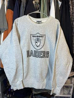 CustomCat Las Vegas Raiders Retro NFL Crewneck Sweatshirt Black / S