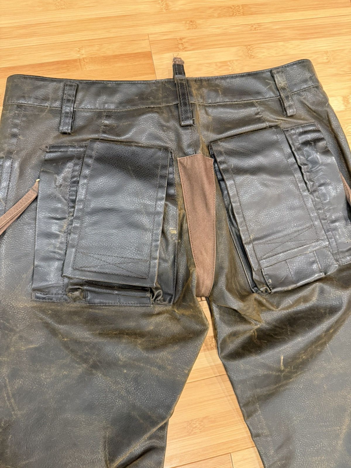 Dsquared2 Dsquared2 Vintage leather pants Size US 33 - 3 Thumbnail