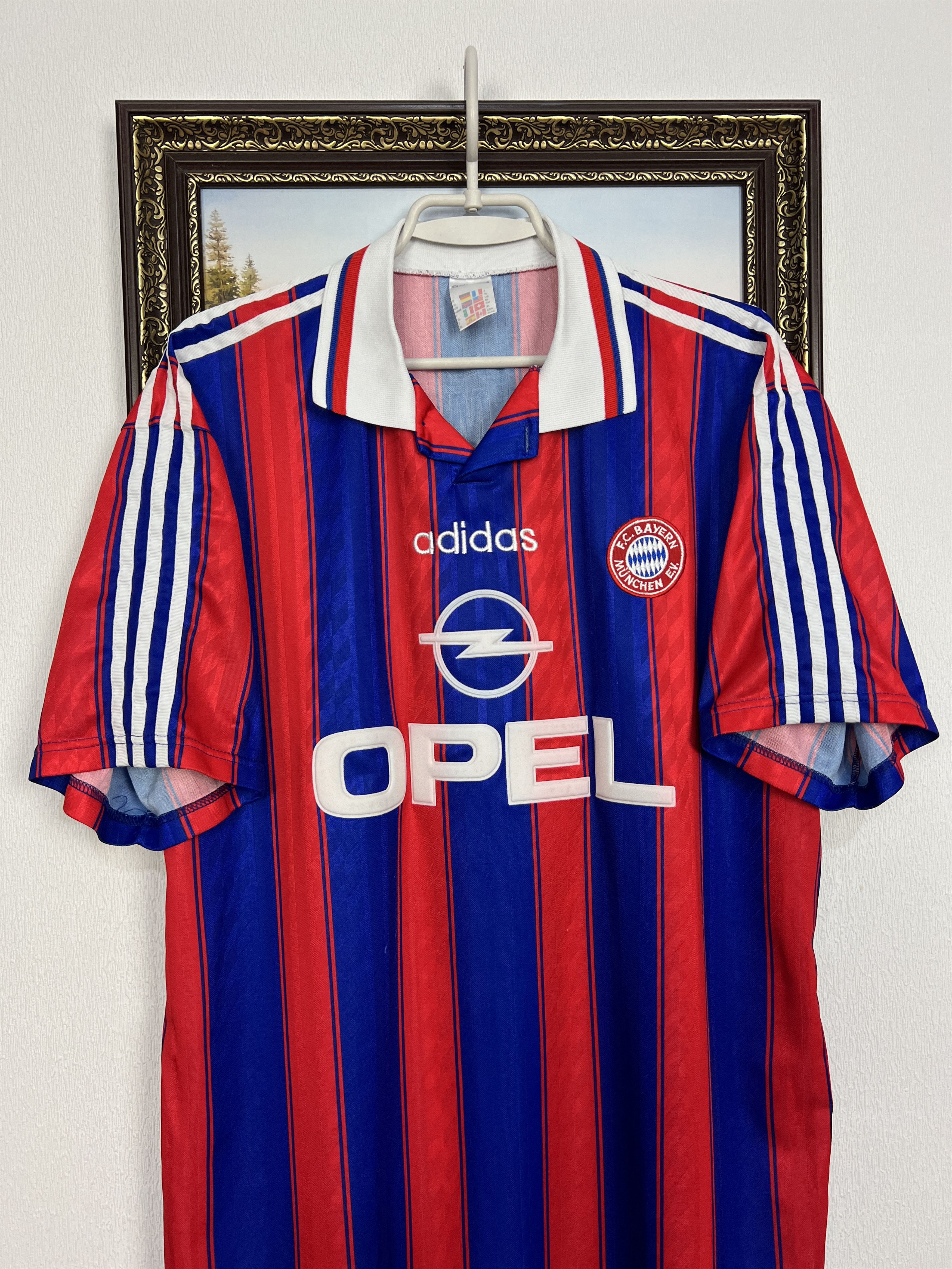 Adidas Bayern Munich football shirt Soccer #5 Helmer Jersey Trikot Size US XL / EU 56 / 4 - 2 Thumbnail