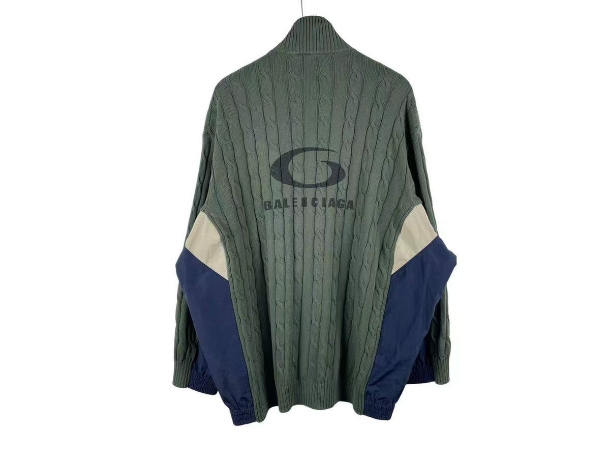 Balenciaga Balenciaga 26SS Patched Zip-Up Sweater Size US XS / EU 42 / 0 - 2 Thumbnail