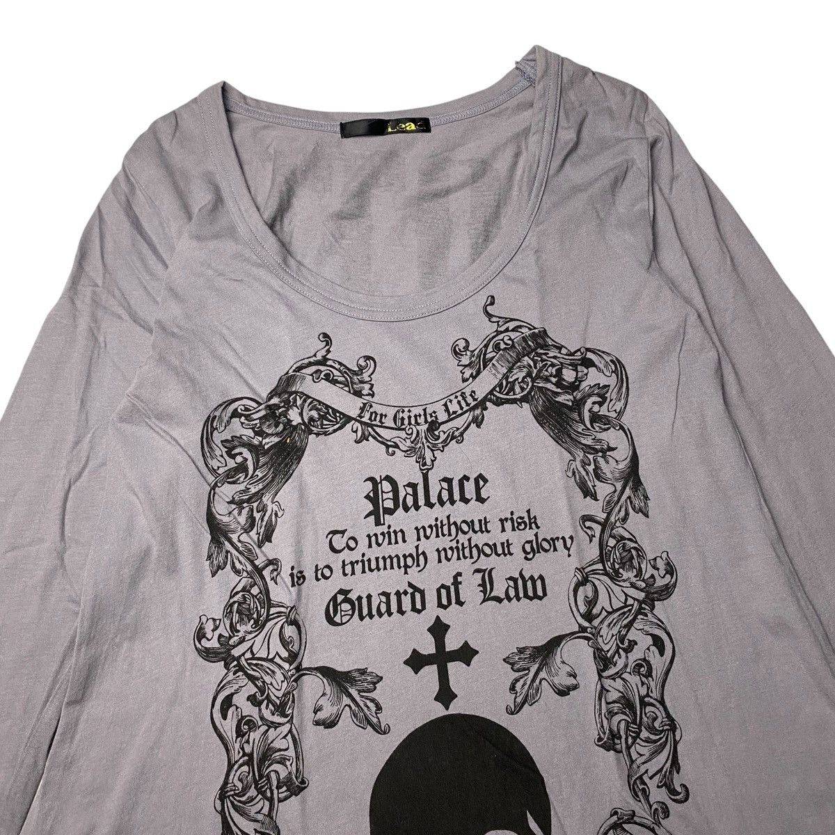 If Six Was Nine × Japanese Brand × Le Grande Bleu (L.G.B.) Lead Skull Tribal Longsleeve Size US XS / EU 42 / 0 - 2 Thumbnail