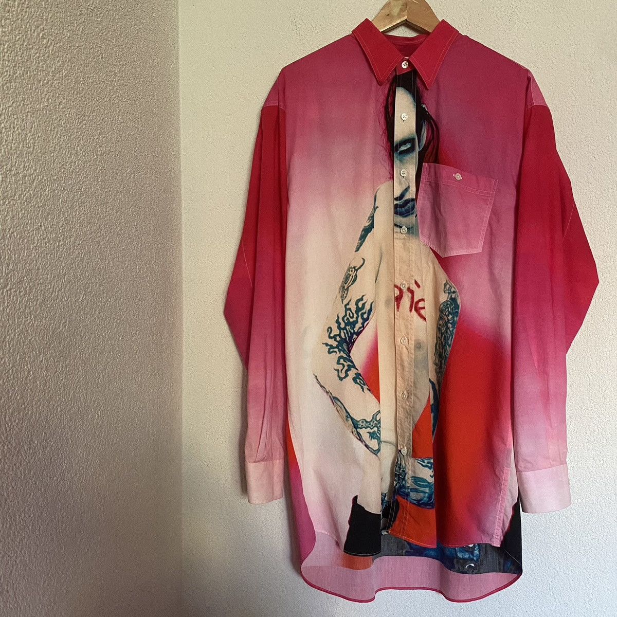 image of Vetements Marilyn Manson Shirt F/w 18, Men's (Size XS)