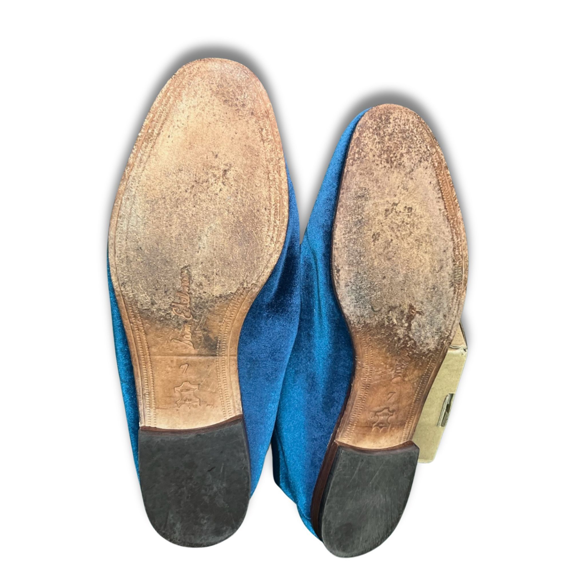 Sam Edelman Sam Edelman Loraine Velvet Loafers Size 7 Navy Blue Luxuriou Size US 7 / IT 37 - 7 Thumbnail