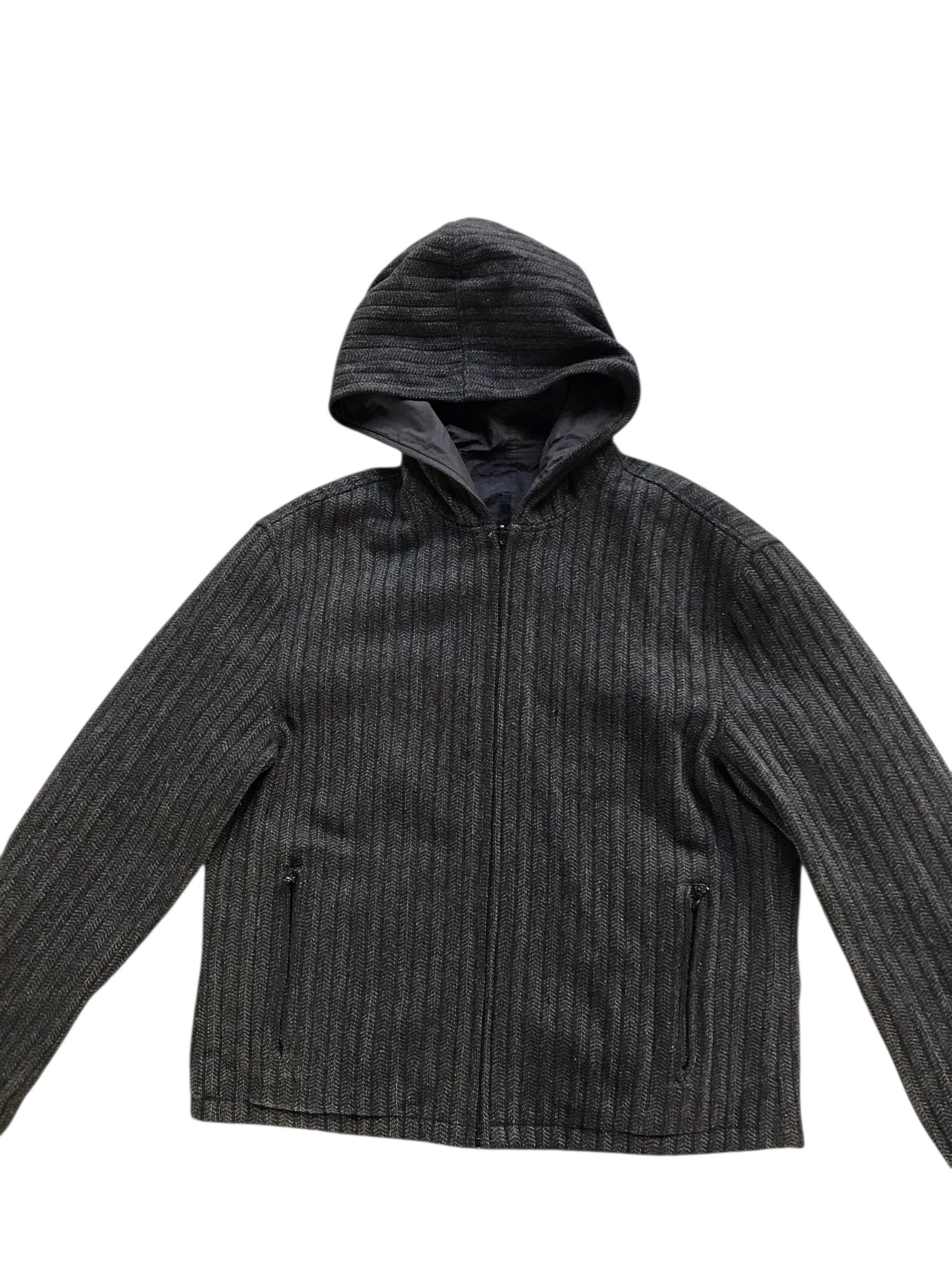 Armani Exchange Armani Exchange Wool Hoodie Jacket Size US S / EU 44-46 / 1 - 3 Thumbnail