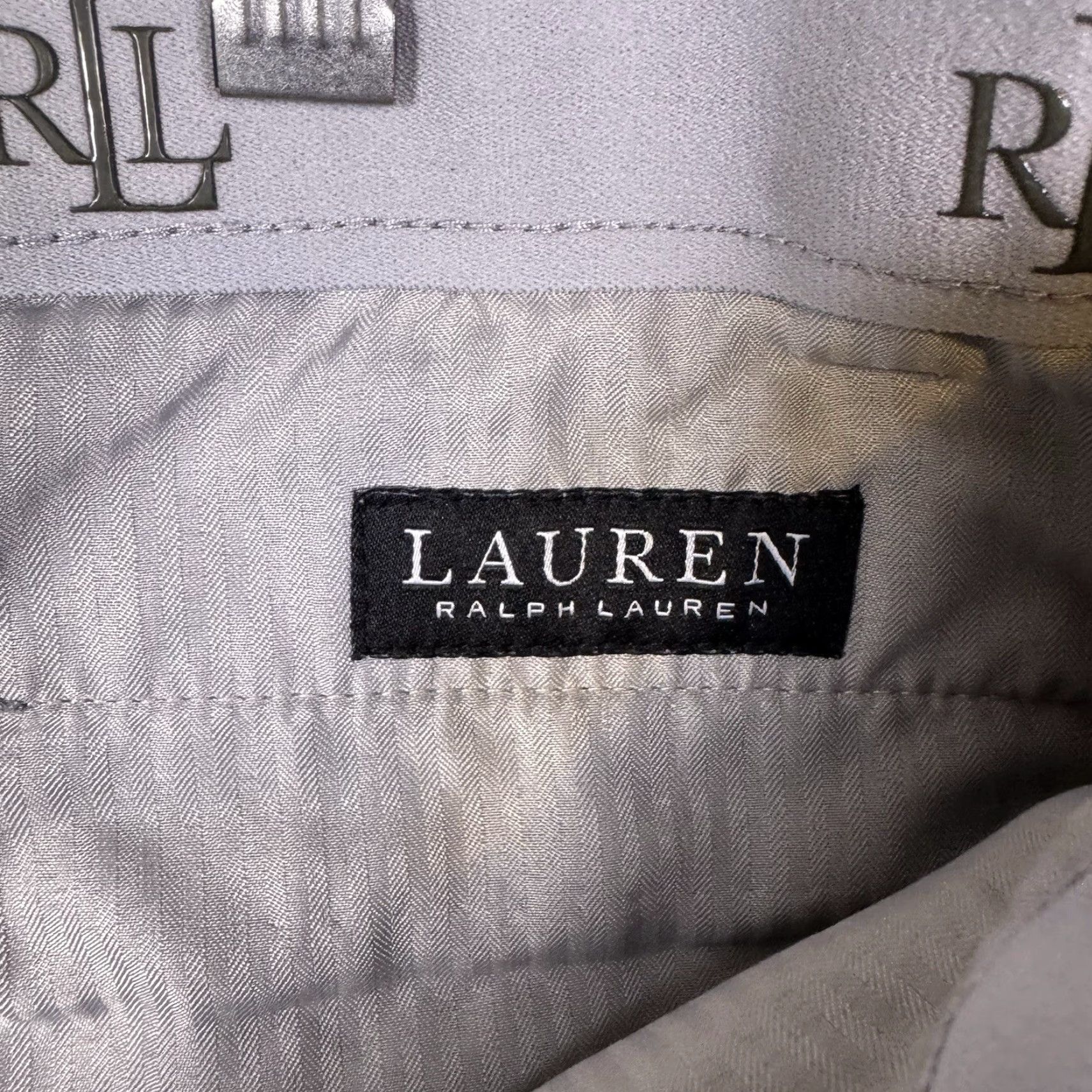 Ralph Lauren Ralph Lauren Black Label Pant Men 40x32 Tech Golf Chino Trousers Lauren LRL Lycra Slashes Pocket Flat Front Gray Cotton Nylon Spandex Size US 40 / EU 56 - 6 Thumbnail