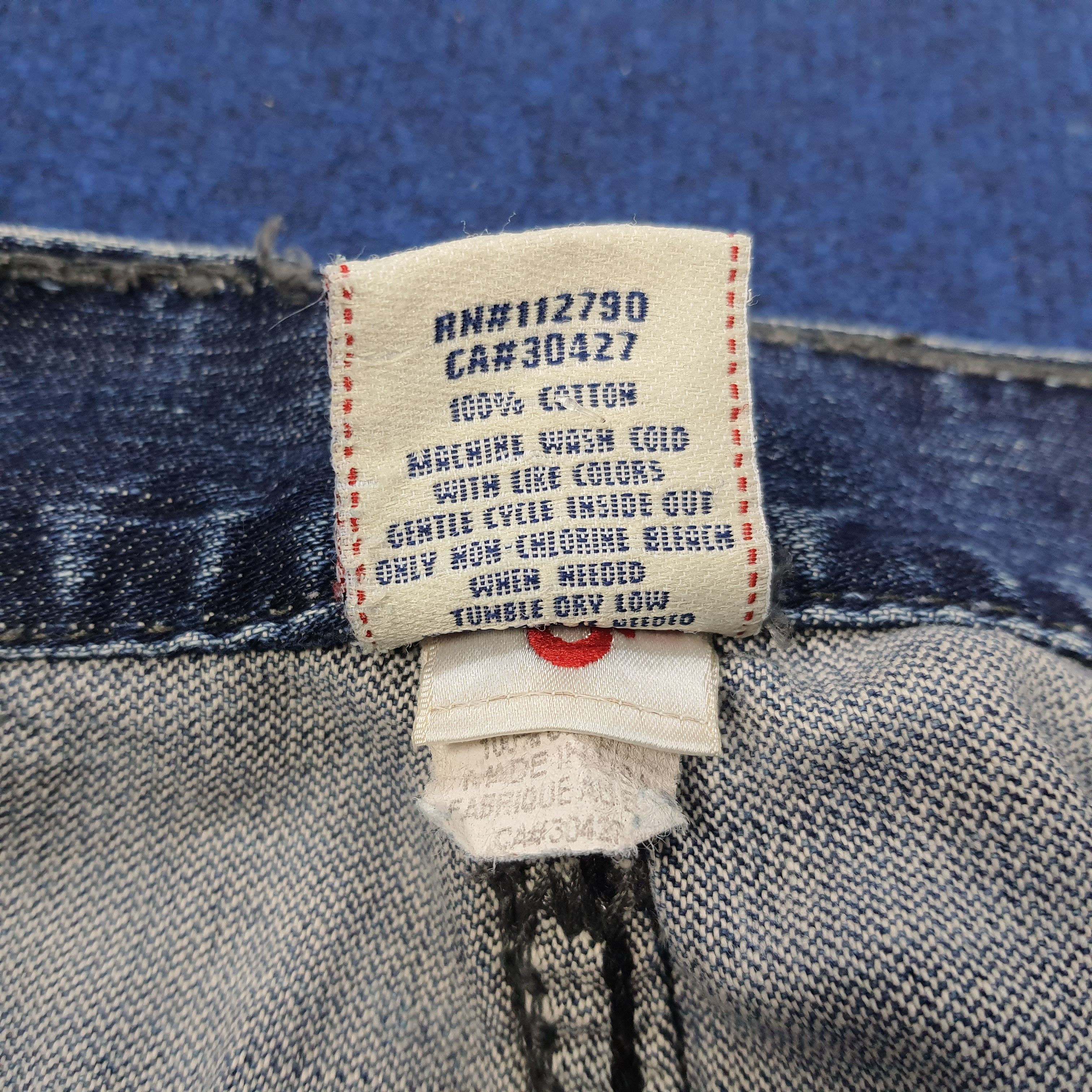 True Religion × Vintage Vintage True Religion American Made Distressed Jeans Size US 35 - 10 Thumbnail