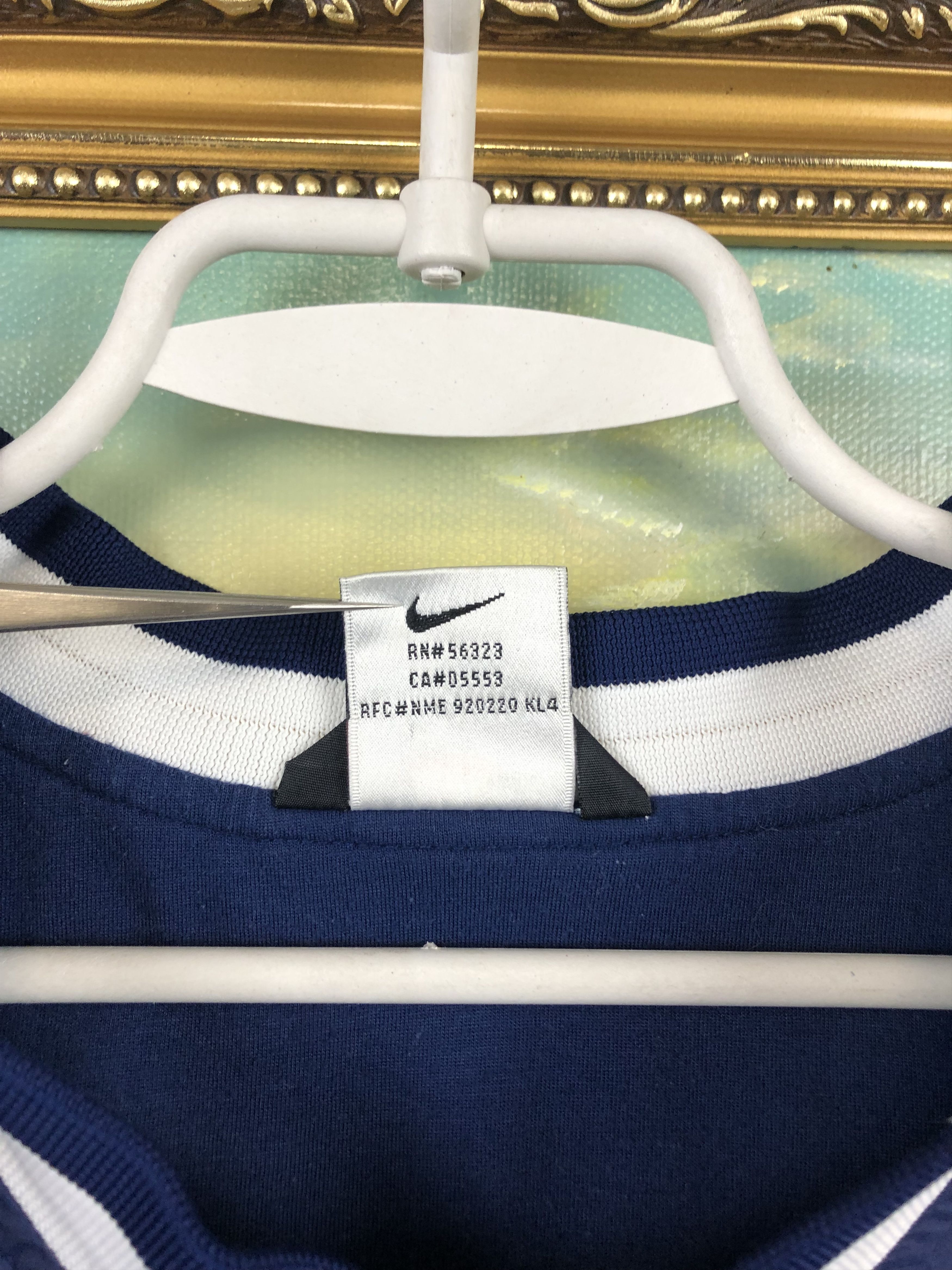 Nike × Vintage Vintage Nike Sweatshirt Rare Big Swoosh Logo Jacket Size US XL / EU 56 / 4 - 8 Thumbnail