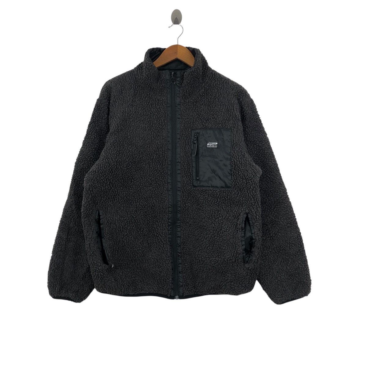 Quiksilver Vintage QUIKSILVER SURFING SURF Deep Pile Sherpa Fleece Size US L / EU 52-54 / 3 - 1 Thumbnail