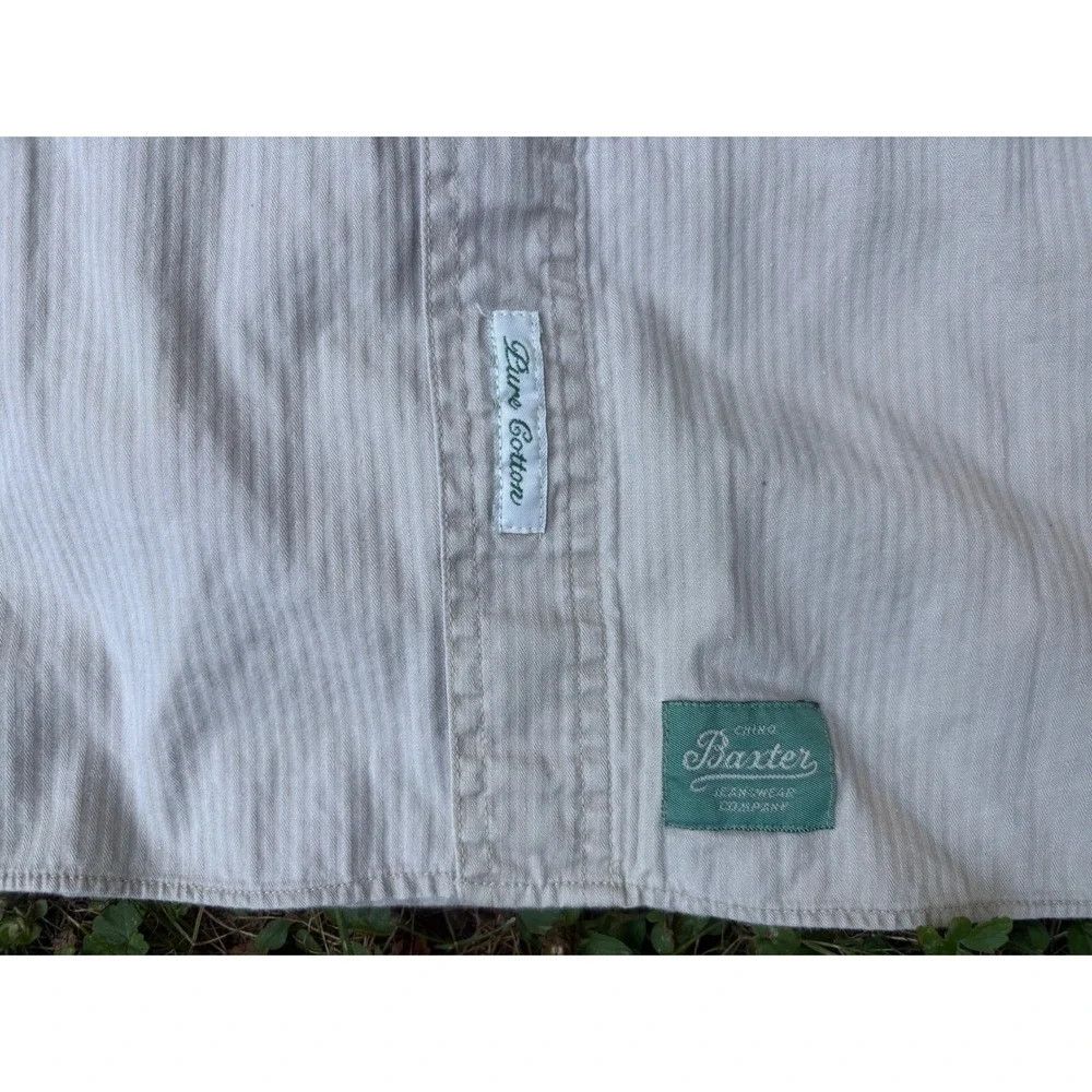 Other Baxter Brand Natural Clothing Co Beige Button Down Shirt Size US XXL / EU 58 / 5 - 3 Thumbnail