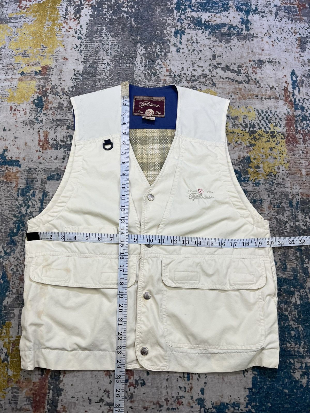 Fjallraven Vtg 90s Fjallraven Utility Outdoor Vest Size US M / EU 48-50 / 2 - 10 Thumbnail