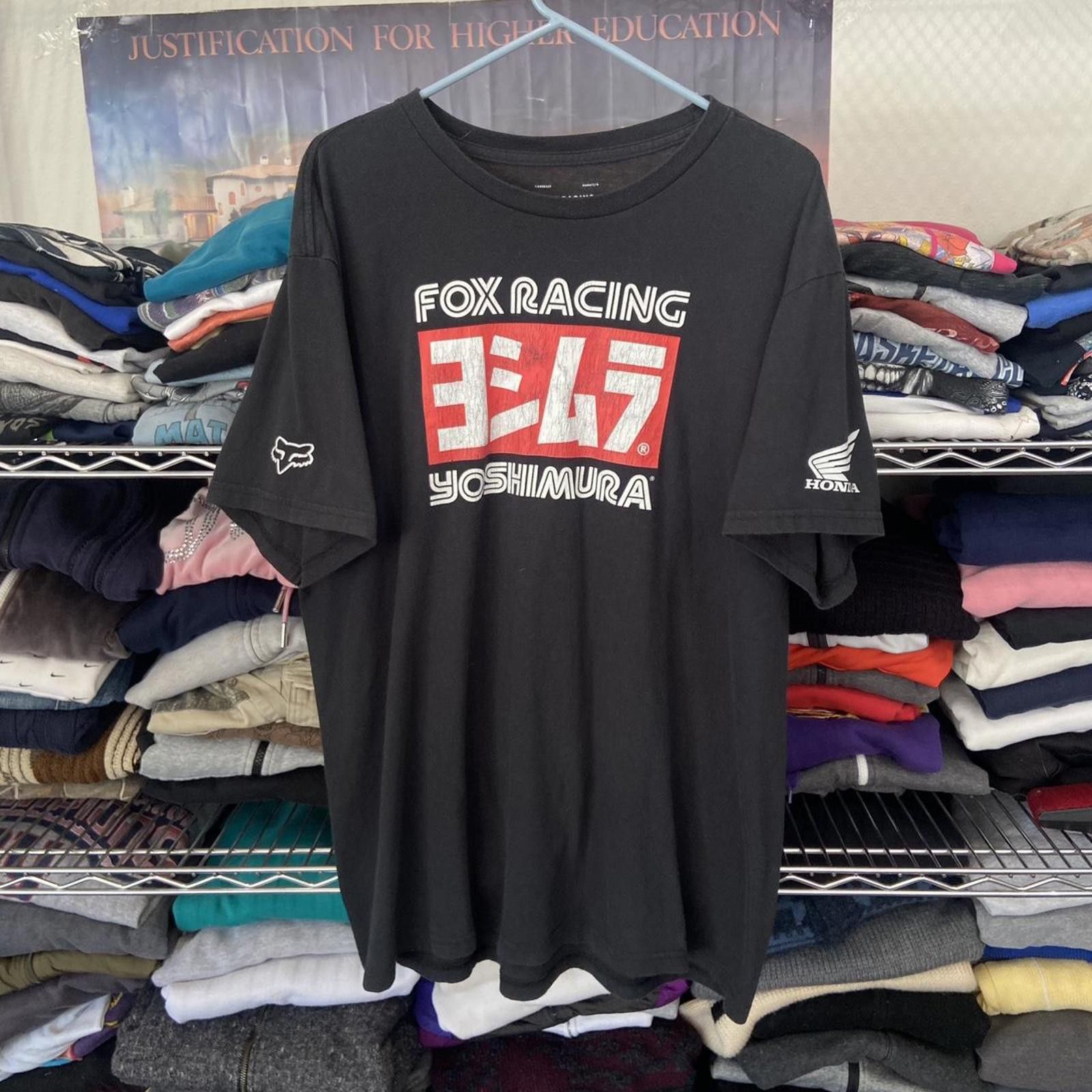 Fox Racing Y2k Fox Racing Honda Yoshimura motorcycle graphic T shirt Size US XL / EU 56 / 4 - 1 Thumbnail