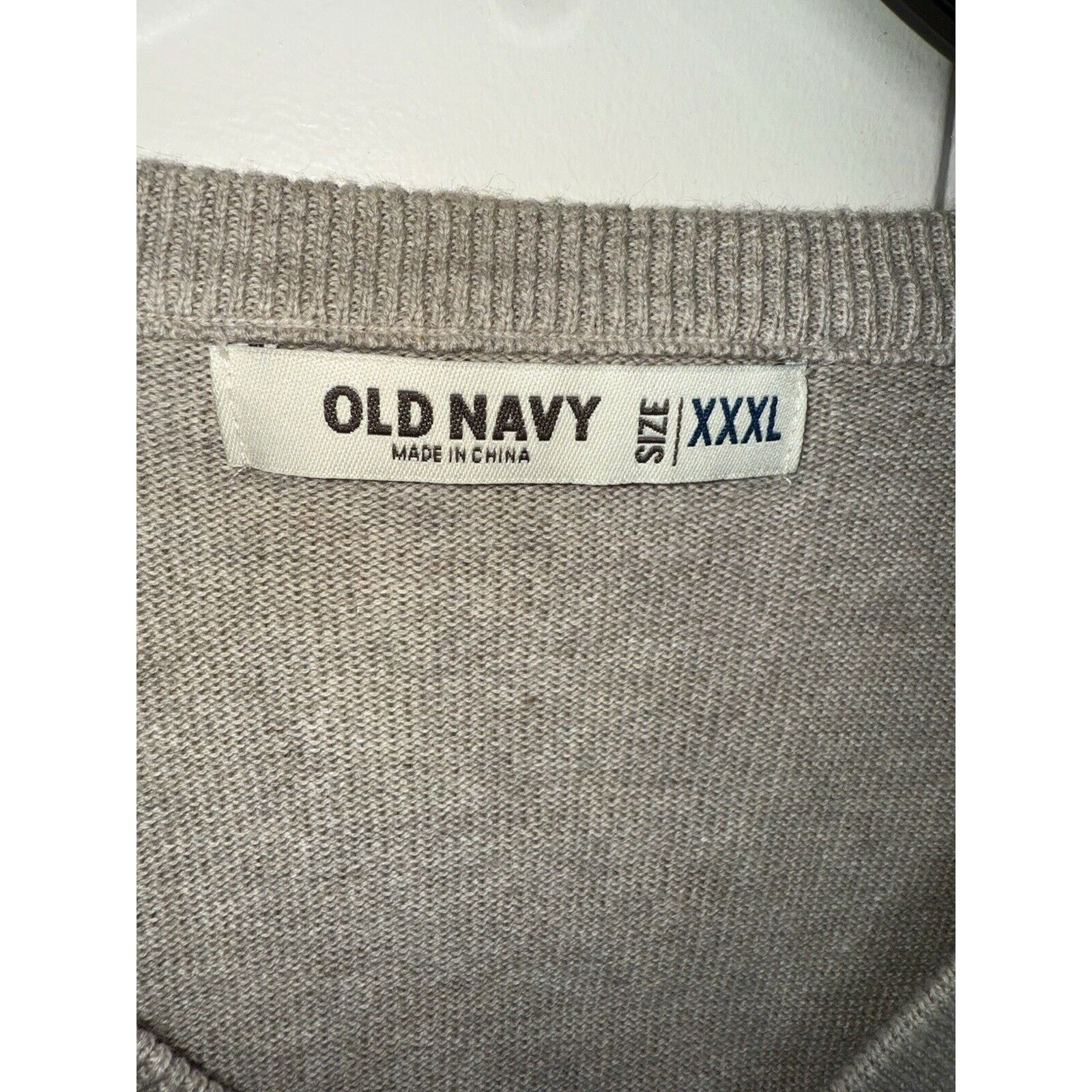 Old Navy Old Navy Sweater Mens 3XL Beige Argyle Preppy Pullover Crew Size US XXL / EU 58 / 5 - 2 Thumbnail