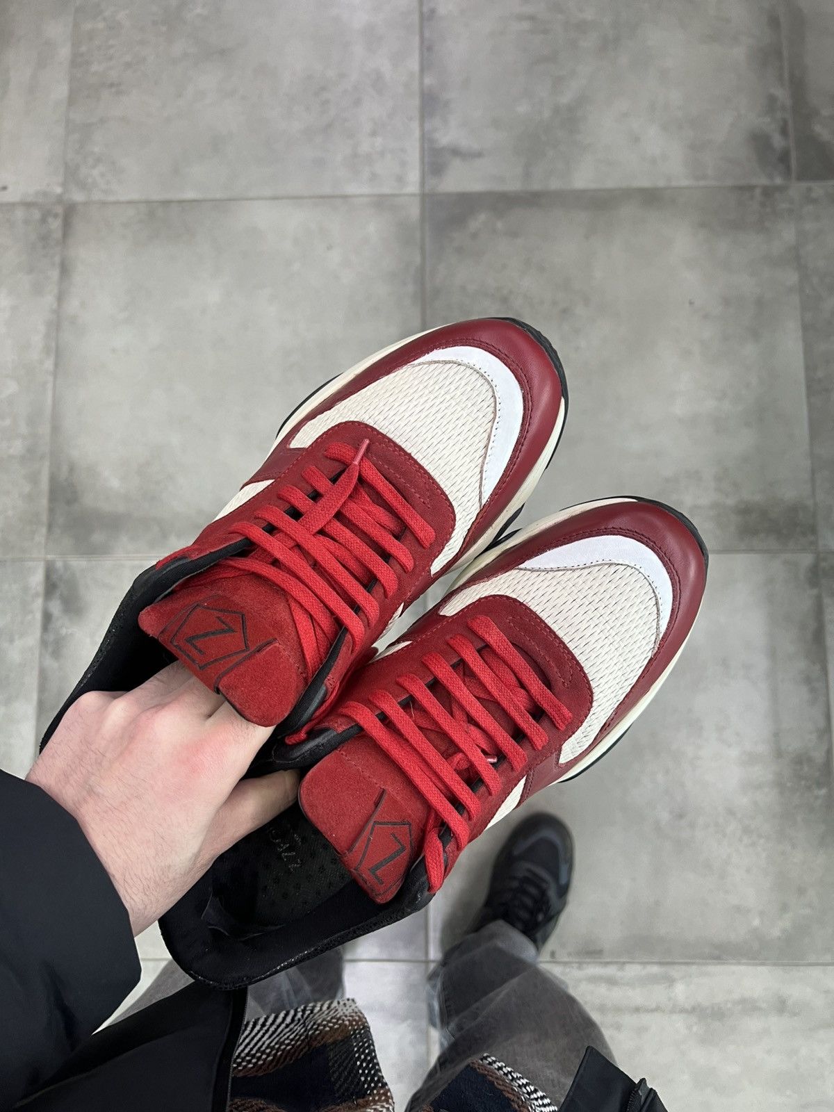 Z Zegna VERY RARE ERMENEGILDO Z ZEGNA ITALIAN DESIGNER SNEAKERS Y2K Size US 10 / EU 43 - 3 Thumbnail