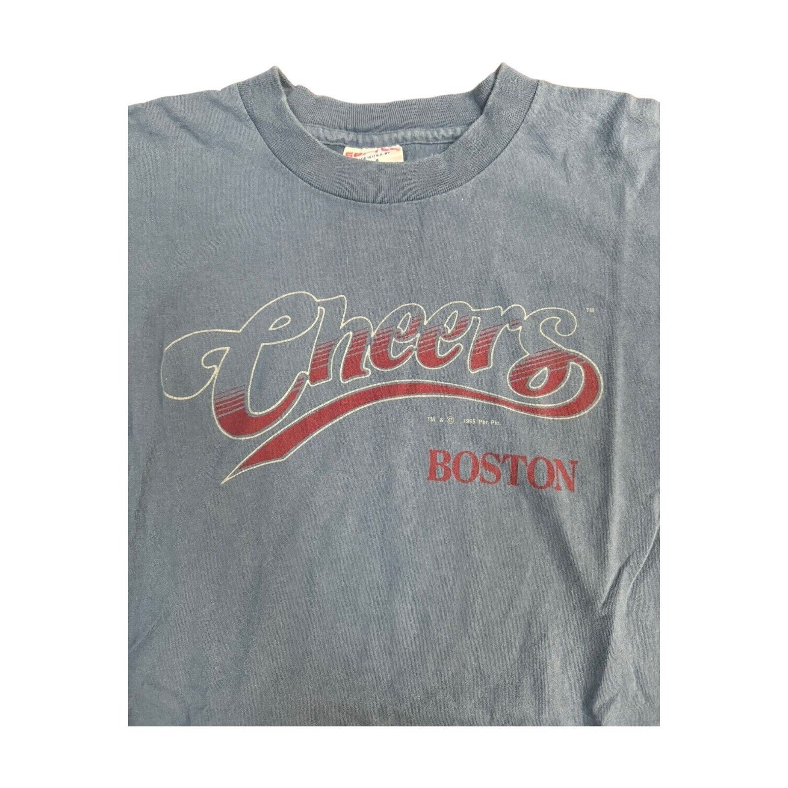 Hanes Vintage Cheers Boston TV Show Series T-Shirt Mens XL 1995 Size US L / EU 52-54 / 3 - 3 Thumbnail