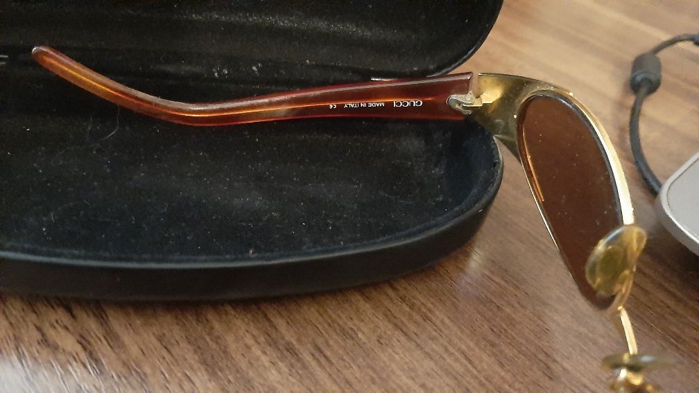 Gucci Gucci Vintage Gold GG 2378/S Unisex Sunglasses Size ONE SIZE - 5 Thumbnail