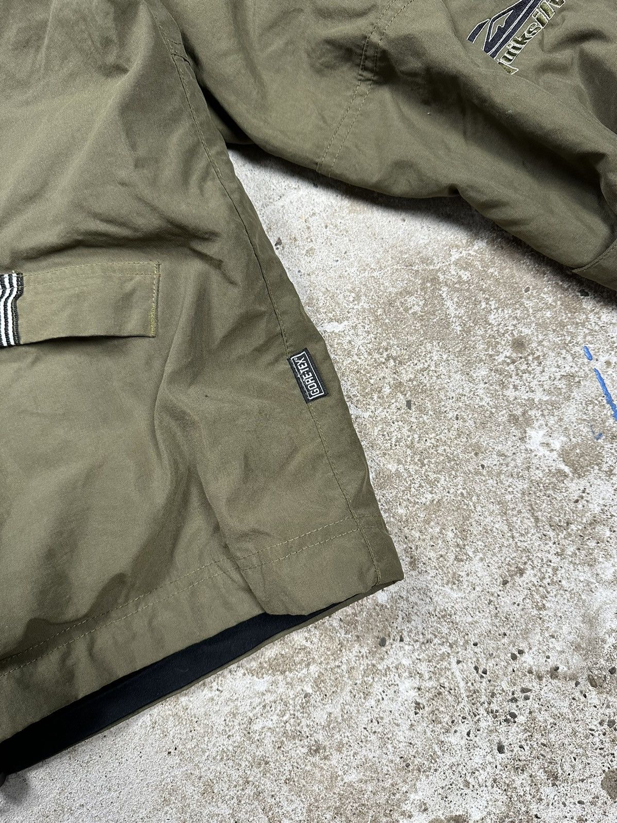 Goretex × Quiksilver × Vintage ‼️ Vintage 90s Quiksilver Gore Tex Khaki Jacket Parka Size US XL / EU 56 / 4 - 4 Thumbnail