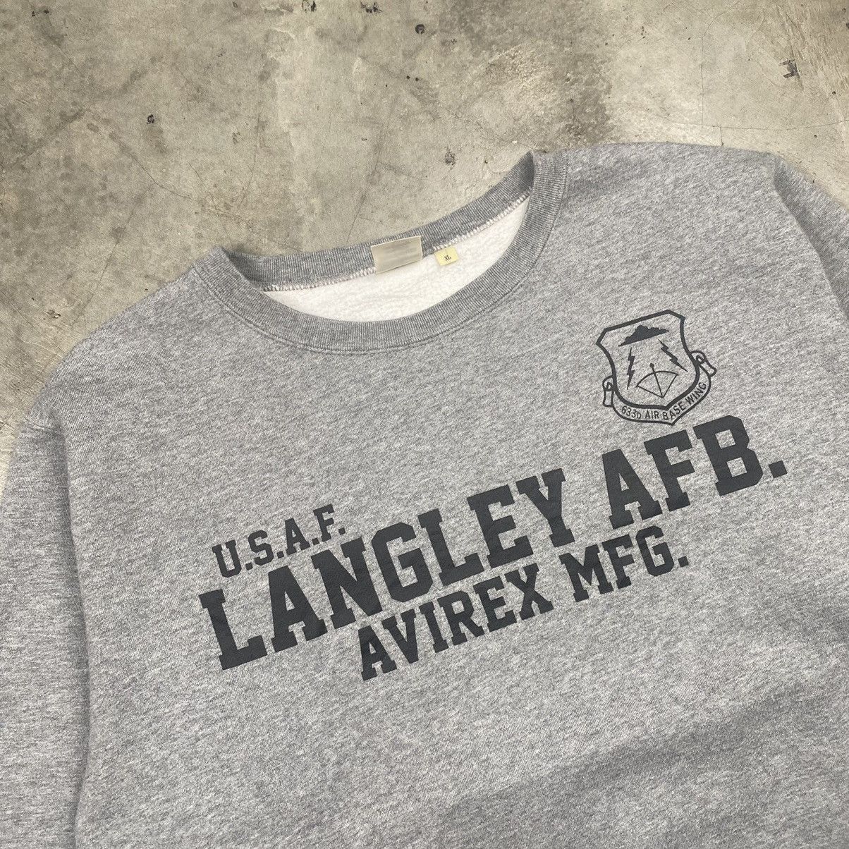 Avirex × Vintage y2k Avirex USAF Langley AFB Crewneck Size US L / EU 52-54 / 3 - 2 Thumbnail