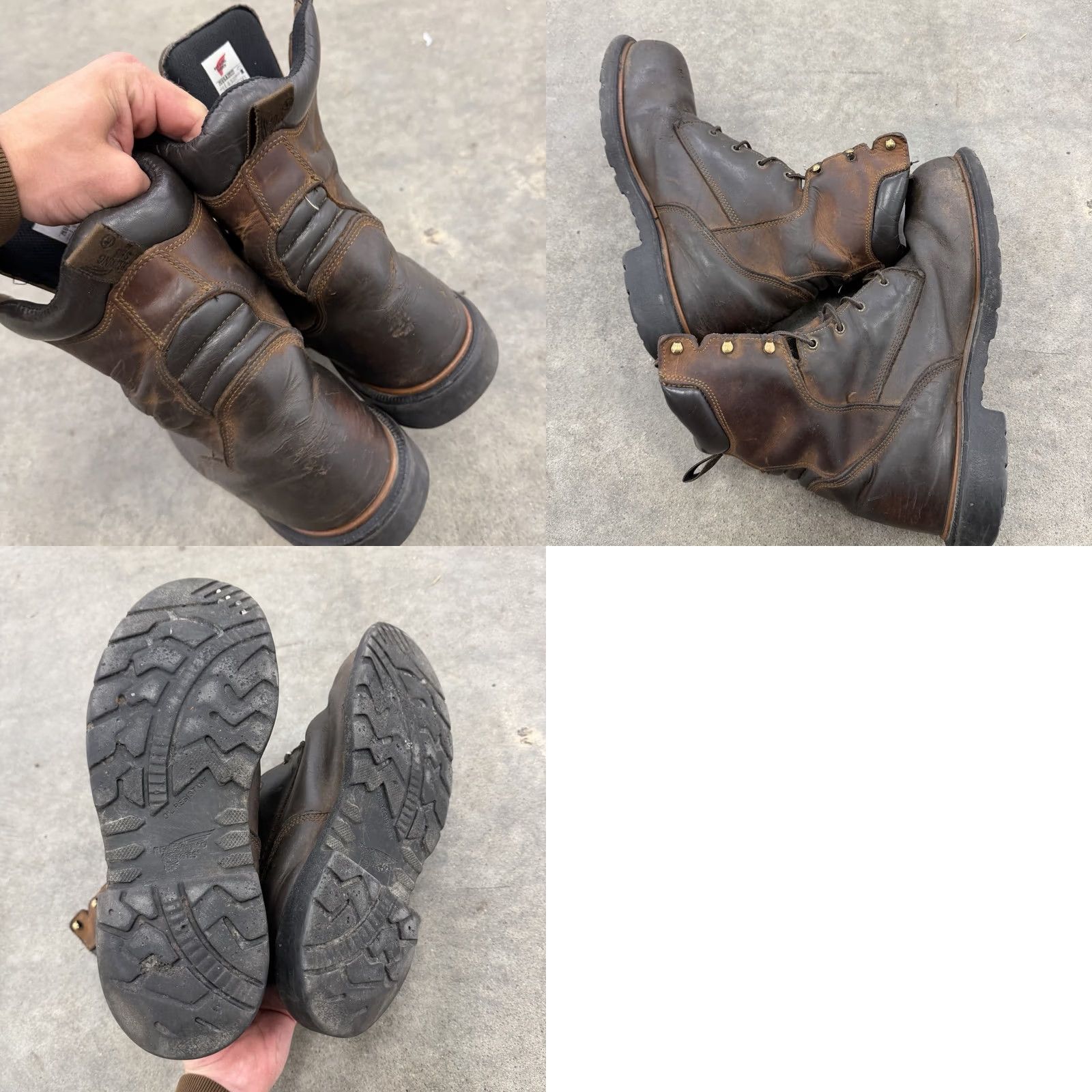 Red Wing Red Wing Shoes 4200 Work Boots Mens 13 E2 Safety Toe USA Made Brown Lace Up ASTM F2413 Boots Mens Brown USA 13 Leather Work USA Made Tailored Size US 12 / EU 45 - 8 Thumbnail