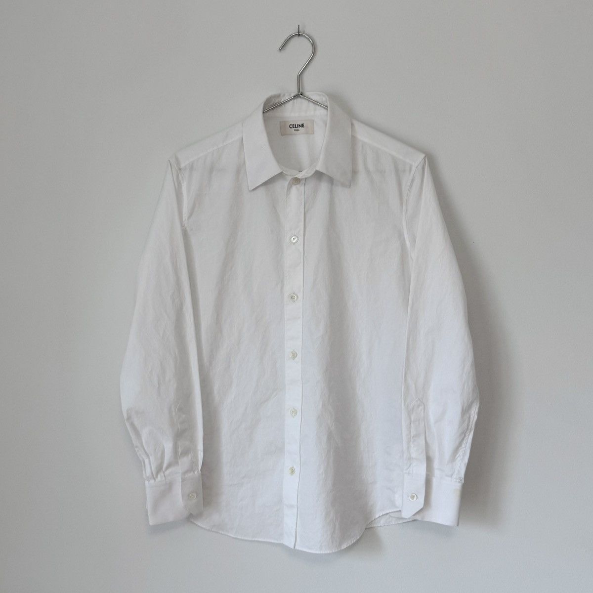 Celine Brand New Celine Paris Jed Button Down Oxford Dress Shirt Size US S / EU 44-46 / 1 - 2 Thumbnail
