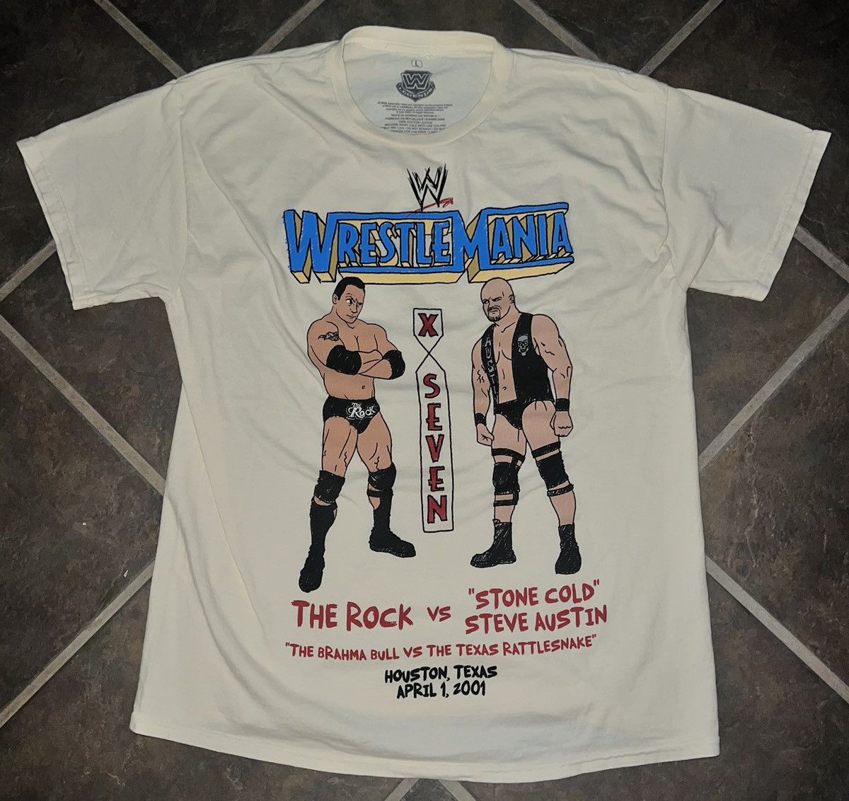WWE WWE WRESTLEMANIA X SEVEN T-SHIRT Size US L / EU 52-54 / 3 - 7 Thumbnail