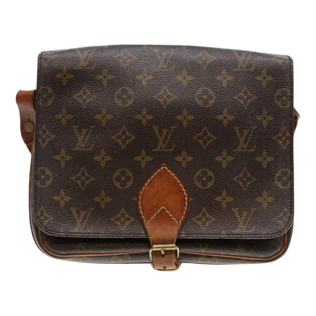 Louis Vuitton Cartouchiere Brown Canvas Shoulder Bag (Pre-Owned) Size ONE SIZE - 1 Thumbnail