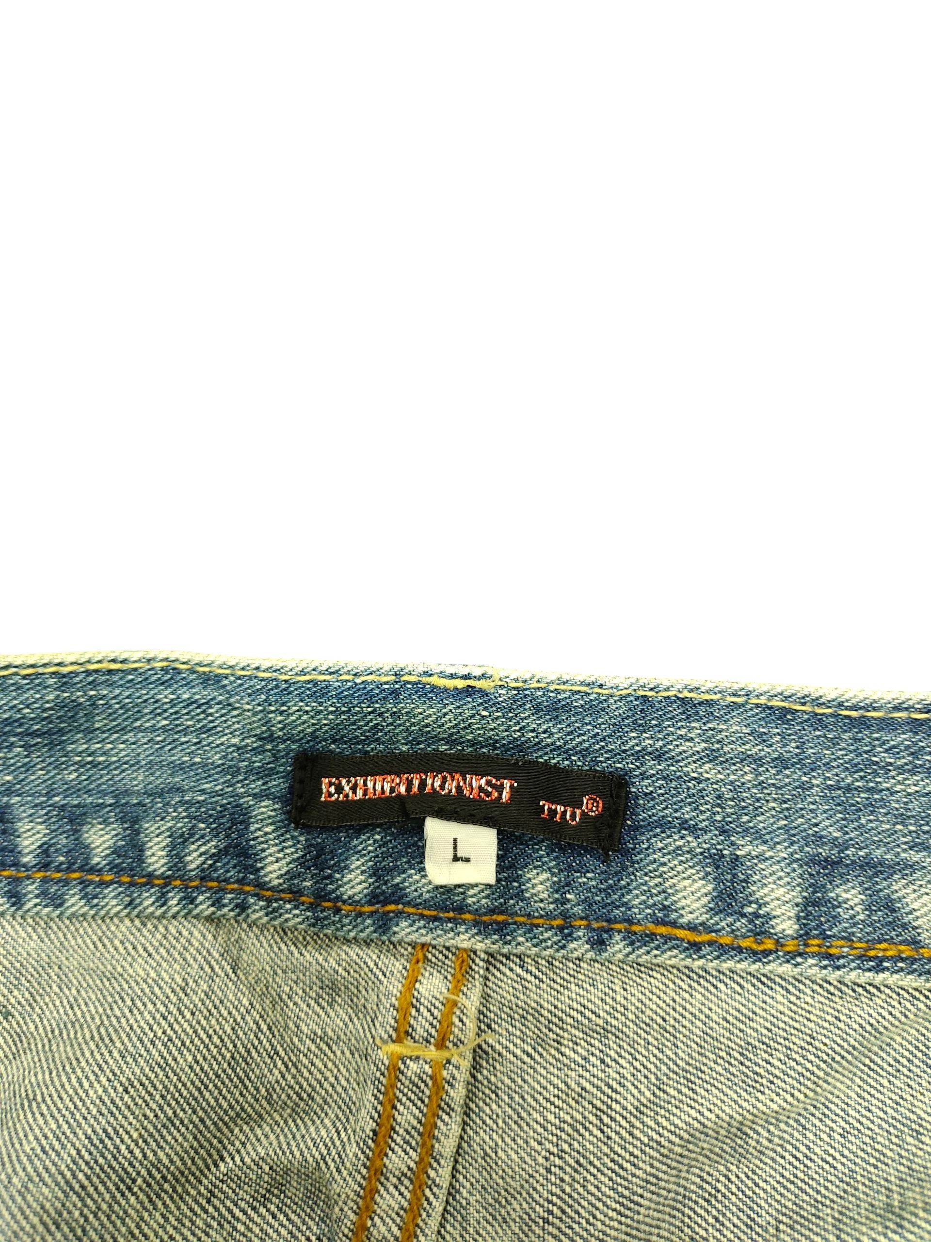 Comme des Garcons × Undercover Exhibitionist Japan Boro Sashiko Patchwork Distressed Jeans Size US 32 / EU 48 - 10 Thumbnail