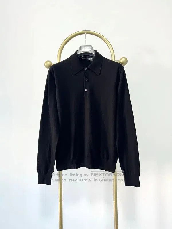 Prada Prada Black Long Sleeve Knitted Shirt. Size US S / EU 44-46 / 1 - 1 Thumbnail