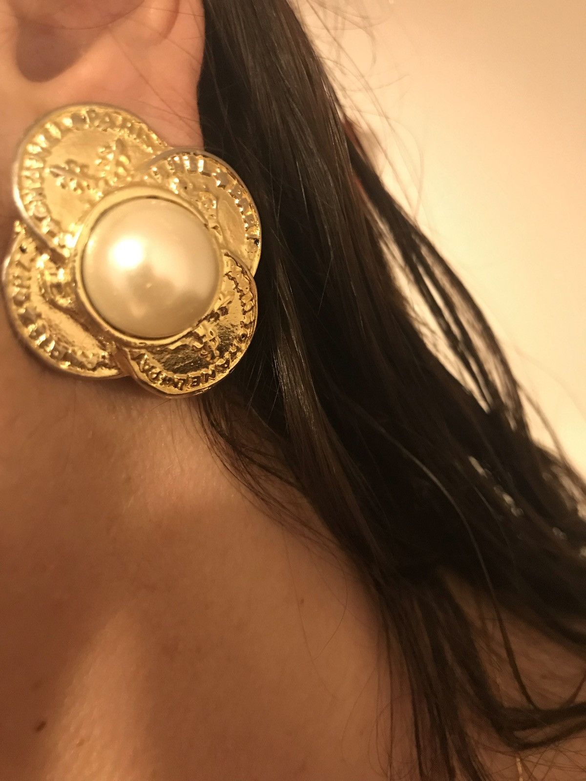 Chanel Earrings Chanel vintage Size ONE SIZE - 8 Thumbnail
