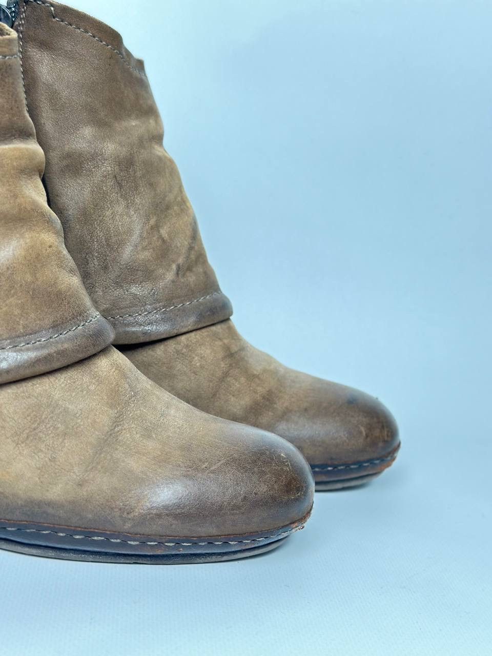 A.S.98 AS98 Avant Garde Guidi Style Leather Boots Size US 9 / IT 39 - 8 Thumbnail