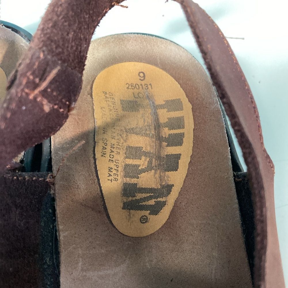 Other Ivan "Lois" Leather Sandals Made in Spain Size 9 Fit like 8.5 Size US 8.5 / IT 38.5 - 9 Thumbnail