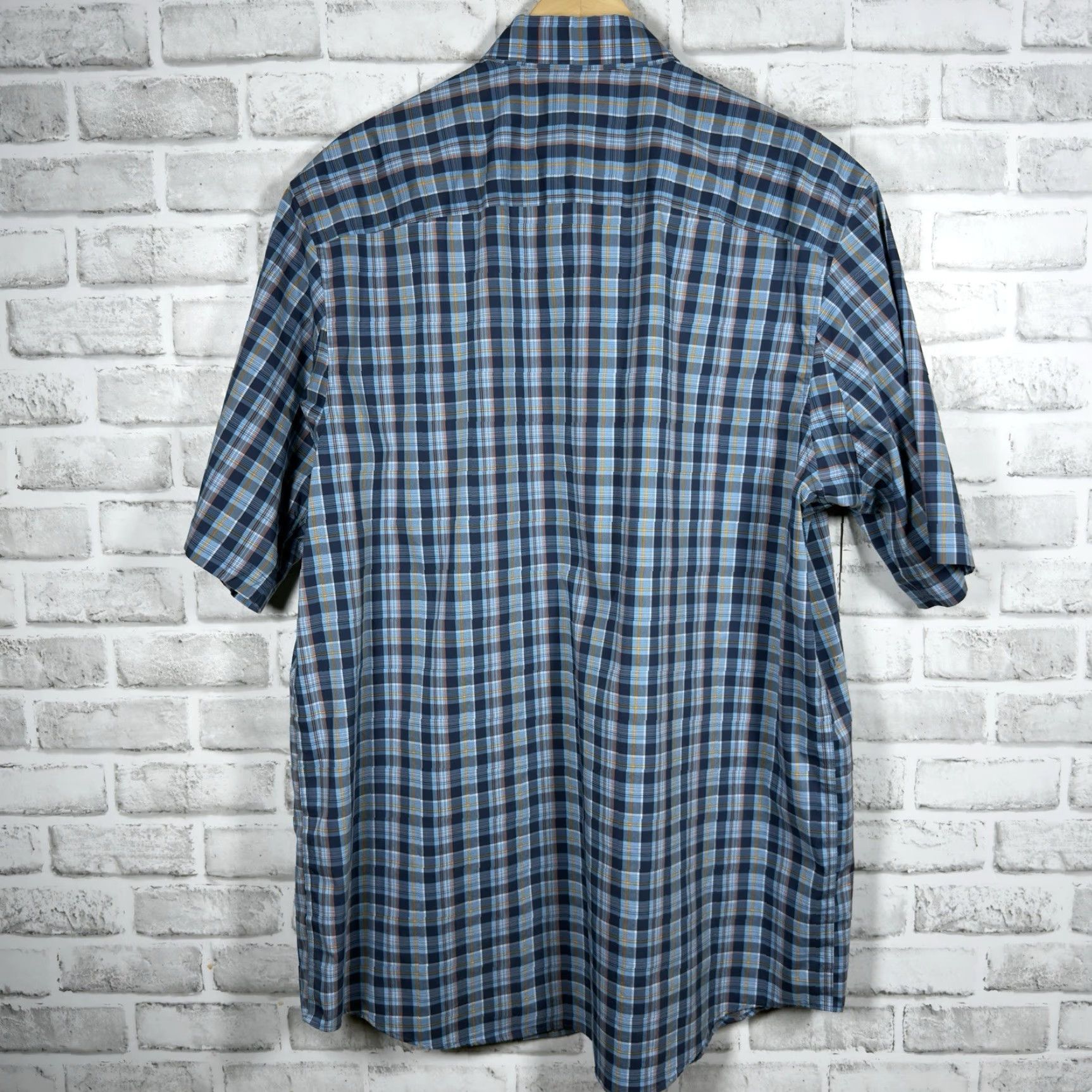 CO Duluth Trading Co Plaid Short Sleeve Button-Down Shirt Mens LT Big & Tall Multicolor Size US L / EU 52-54 / 3 - 5 Thumbnail