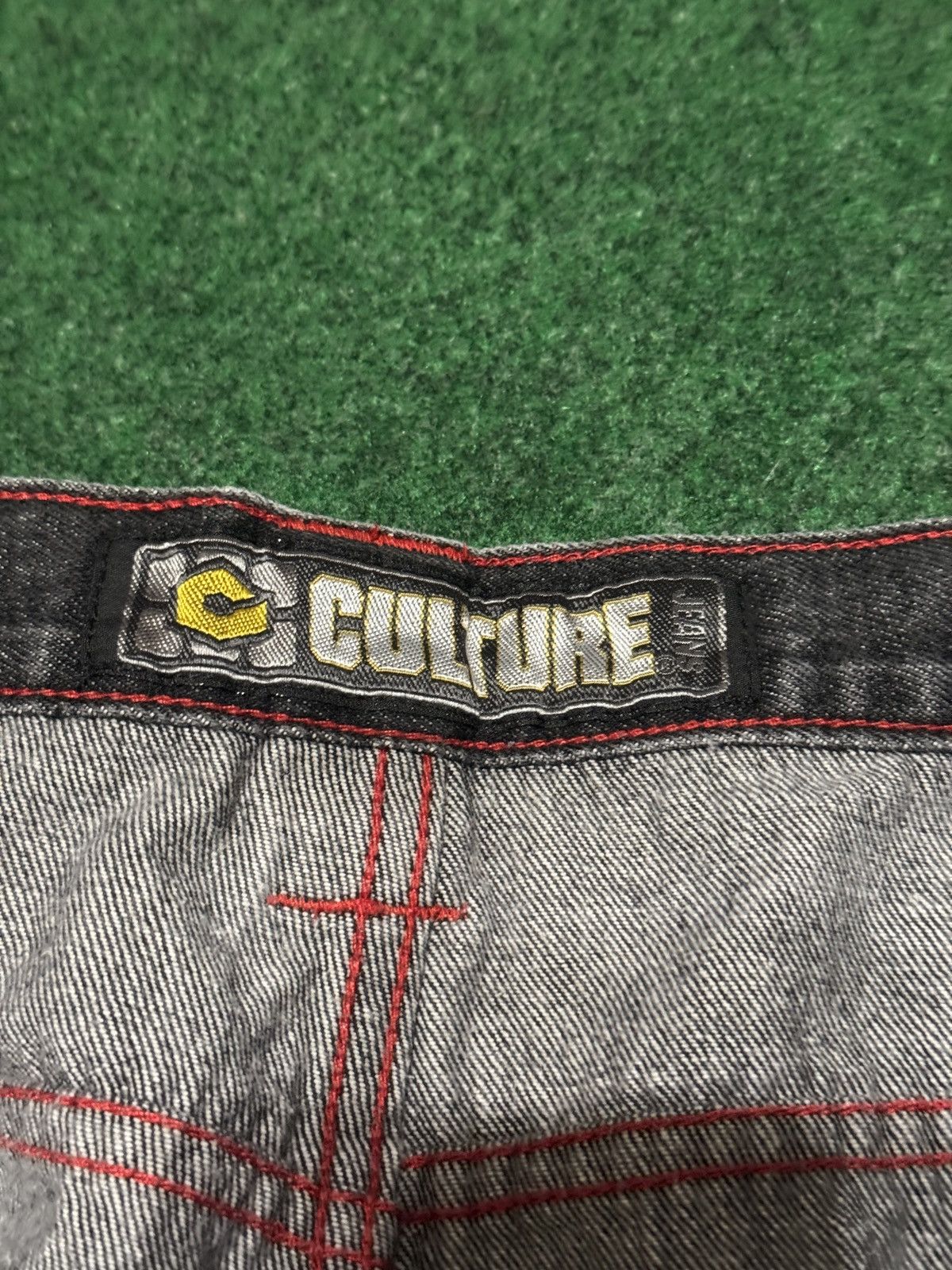 Ecko Unltd. × Southpole Y2K Culture Carpenter Baggy Jorts 52 Black Denim Shorts Size US 44 / EU 60 - 4 Thumbnail