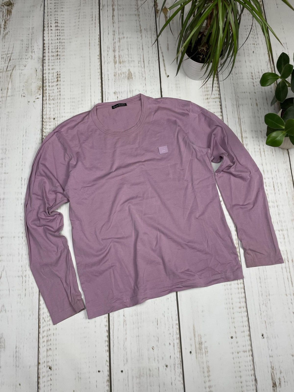 Acne Studios Acne Studios Longsleeve Nash Face Basic Size US M / EU 48-50 / 2 - 1 Thumbnail