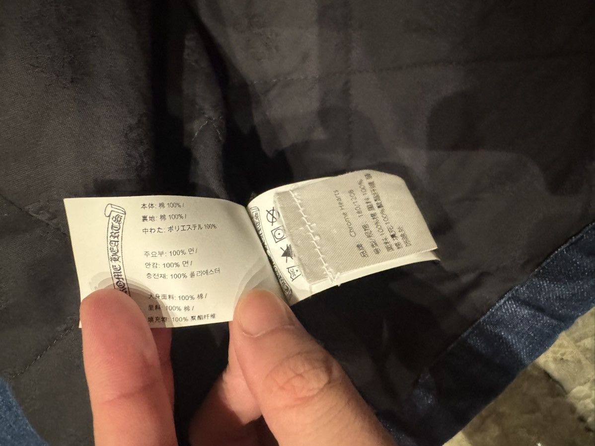 Chrome Hearts Padded denim work dog jacket Size US XXL / EU 58 / 5 - 9 Thumbnail