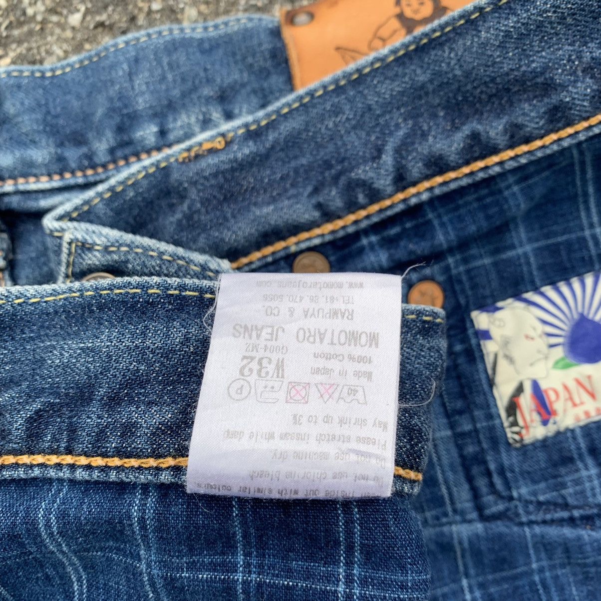 Japan Blue MOMOTARO ❌ JAPAN BLUE SELVEDGE DISTRESSED DENIM Size US 32 / EU 48 - 14 Thumbnail